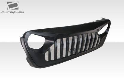 Extreme Dimensions Duraflex Predator Grille Compatible With 2019-2023 Jeep Wrangler JL Gladiator JT - 1 Piece - 116319