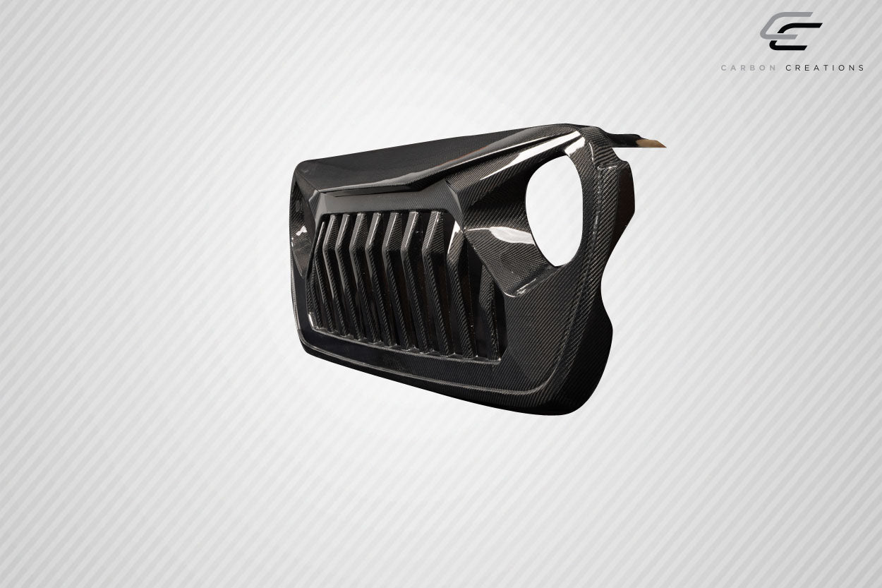 Carbon Creations Predator Grille Compatible With 2019-2023 Wrangler JL Gladiator JT - 1 Piece - 116320