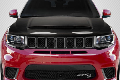 Carbon Creations Demon Look Hood Compatible With 2011-2022 Jeep Grand Cherokee - 1 Piece - 116322