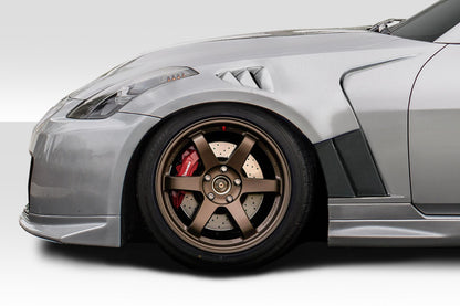 Extreme Dimensions Duraflex AMS GT3 Front Fenders Compatible With 2003-2008 Nissan 350Z - 2 Piece - 116323