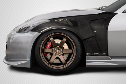 Carbon Creations AMS GT3 Front Fenders Compatible With 2003-2008 Nissan 350Z - 2 Piece - 116324