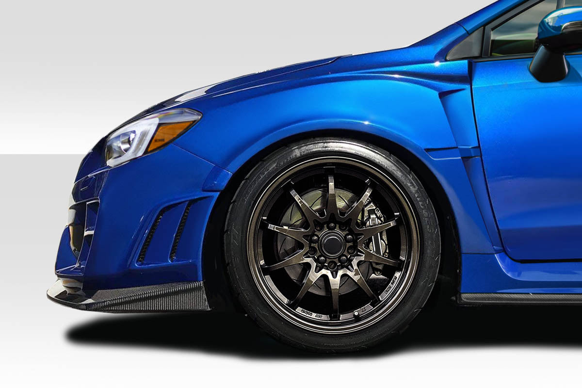 Extreme Dimensions Duraflex VRS Front Fenderss Compatible With 2015-2021 Subaru WRX STI - 2 Piece - 116327
