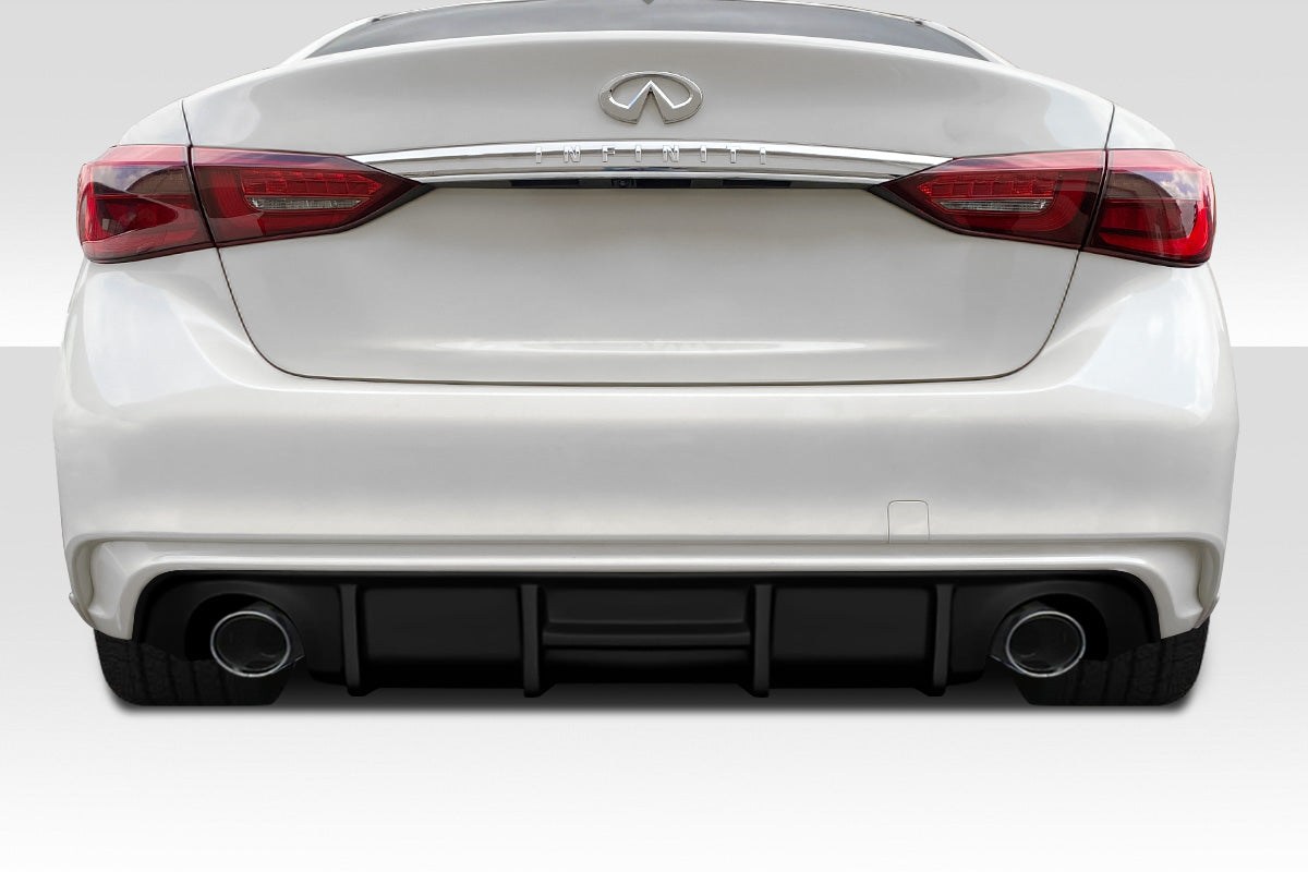 Extreme Dimensions Duraflex SRK Rear Diffuser Spoiler Compatible With 2018-2023 Infiniti Q50 - 1 Piece - 116337