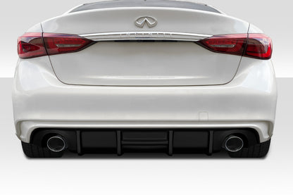 Extreme Dimensions Duraflex SRK Rear Diffuser Spoiler Compatible With 2018-2023 Infiniti Q50 - 1 Piece - 116337