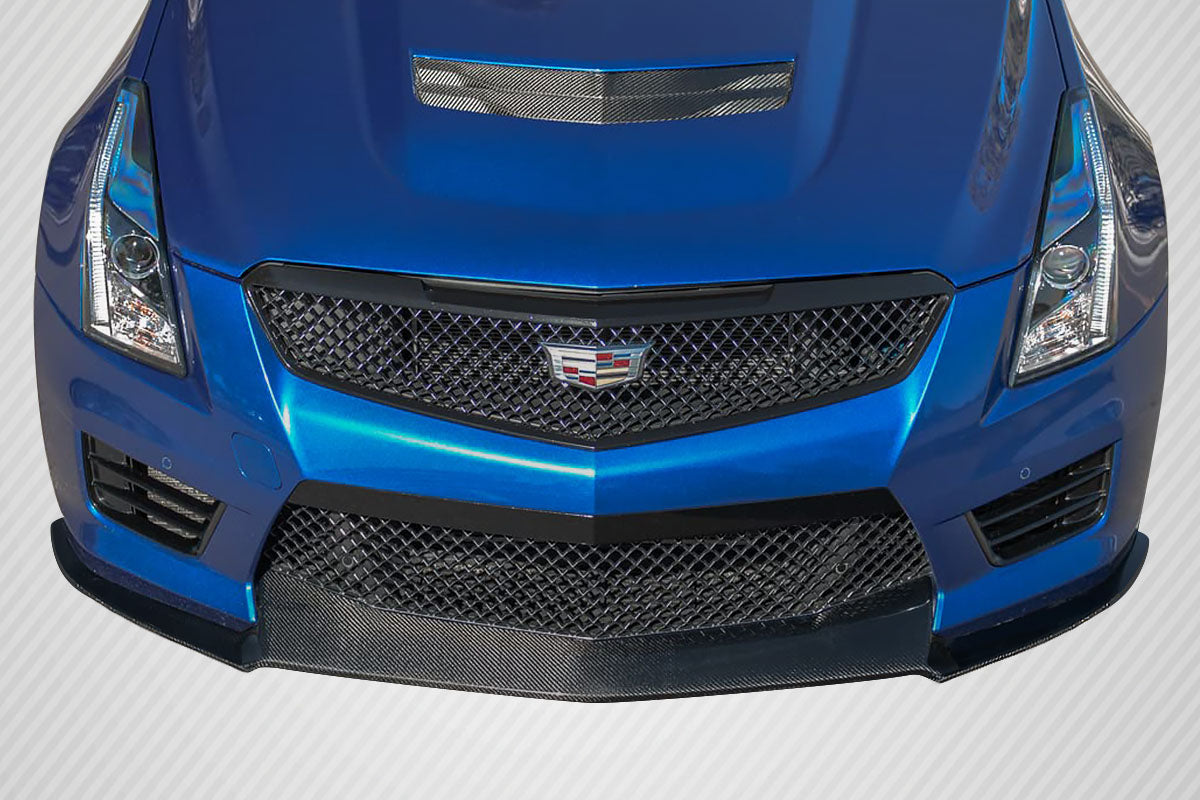 Carbon Creations V Look Front Lip Spoiler Compatible With 2016-2019 Cadillac ATS-V - 1 Piece - 116350