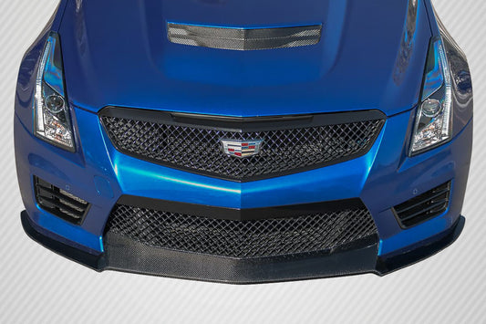 Carbon Creations V Look Front Lip Spoiler Compatible With 2016-2019 Cadillac ATS-V - 1 Piece - 116350