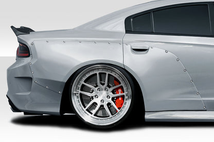 Extreme Dimensions Duraflex SKS Wide Body Rear Fender Flares Compatible With 2015-2023 Dodge Charger - 4 Piece - 116354