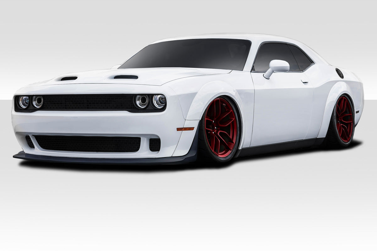 Extreme Dimensions Duraflex Demon Look Wide Body Fender Flares Compatible With 2015-2023 Dodge Challenger - 14 Piece - 116358