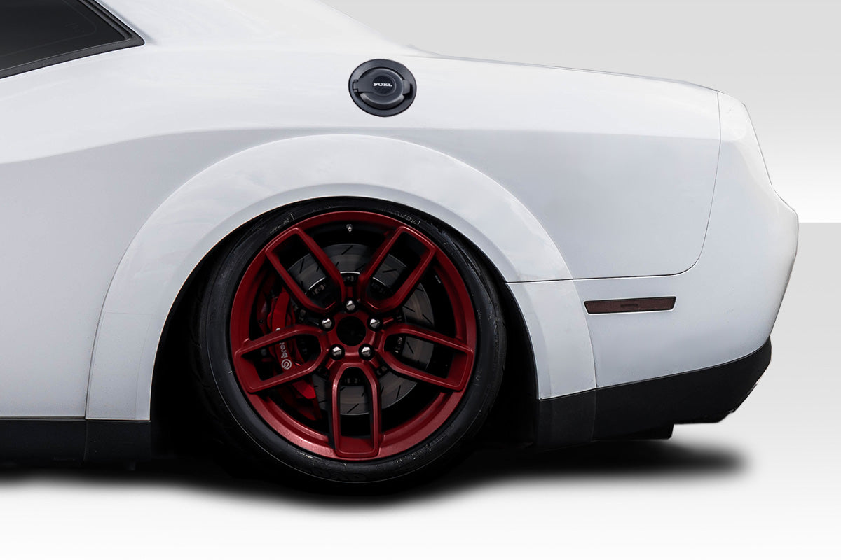Extreme Dimensions Duraflex Demon Look Wide Body Fender Flares Compatible With 2015-2023 Dodge Challenger - 14 Piece - 116358