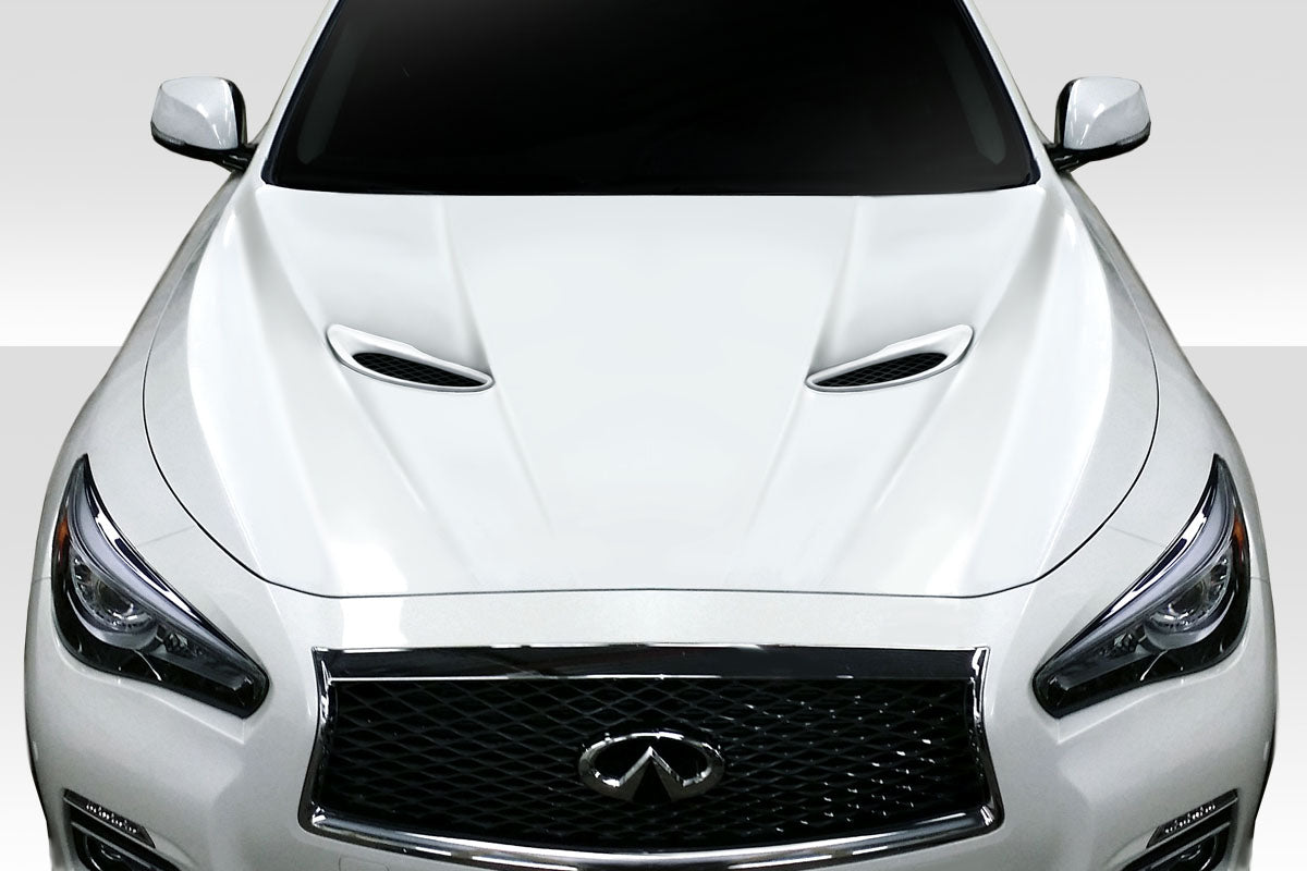 Extreme Dimensions Duraflex S Concept Hood Compatible With 2014-2023 Infiniti Q50 V37 - 1 Piece - 116366