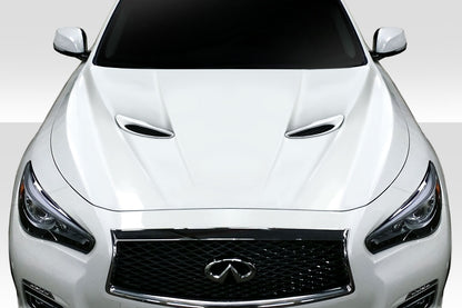Extreme Dimensions Duraflex S Concept Hood Compatible With 2014-2023 Infiniti Q50 V37 - 1 Piece - 116366
