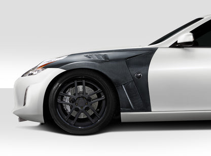 Carbon Creations RS-1 Front Fenderss Compatible With 2009-2020 Nissan 370Z Z34 - 2 Piece - 116388