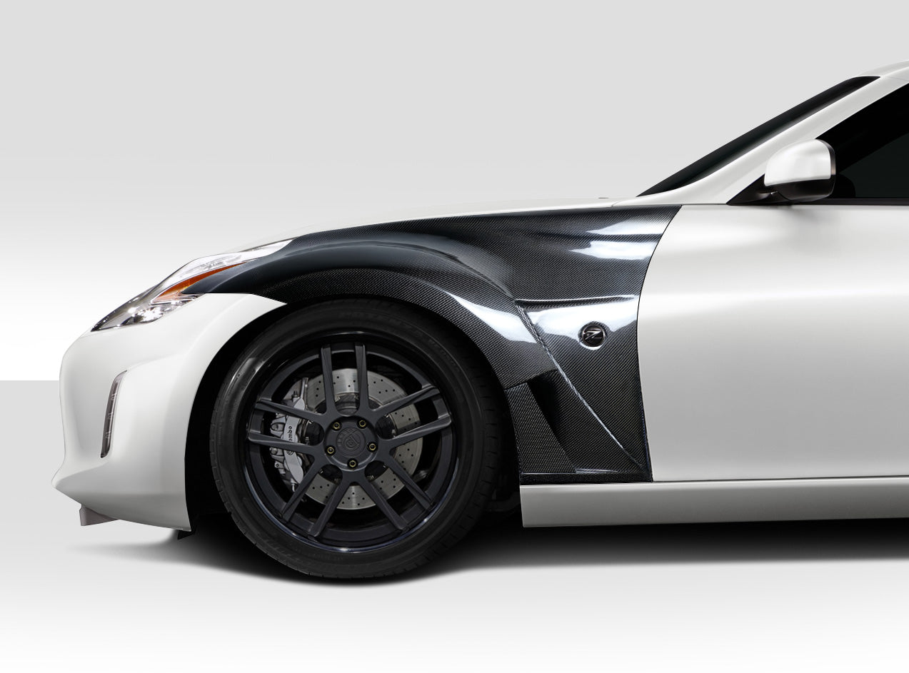 Carbon Creations VRS Front Fenderss Compatible With 2009-2020 Nissan 370Z Z34 - 2 Piece - 116390