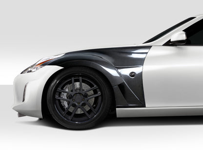 Carbon Creations VRS Front Fenderss Compatible With 2009-2020 Nissan 370Z Z34 - 2 Piece - 116390