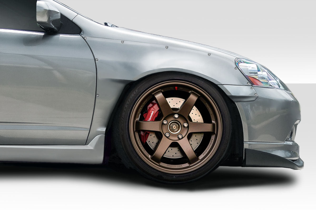 Extreme Dimensions Duraflex A1 Front Fenders Flare Compatible With 2002-2006 Acura RSX - 4 Piece - 116447
