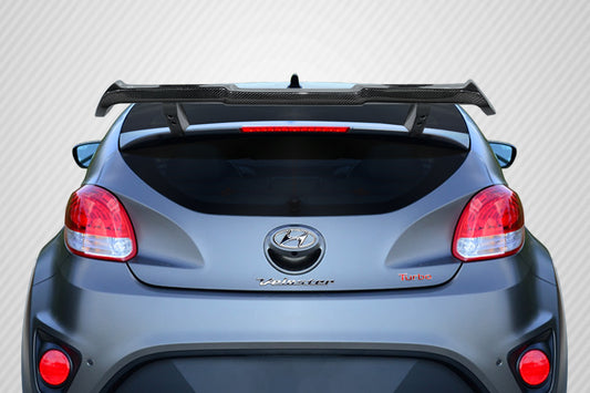 Carbon Creations MR Wing Spoiler Compatible With 2012-2017 Hyundai Veloster - 3 Piece - 116451