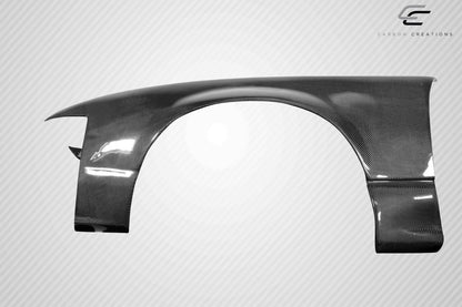Carbon Creations K Power Style Front Fenders Compatible With 1989-1994 Nissan 240SX - 2 Piece - 116454