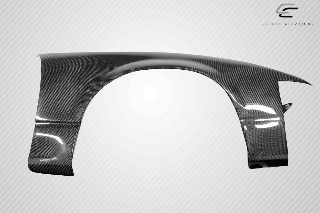 Carbon Creations K Power Style Front Fenders Compatible With 1989-1994 Nissan 240SX - 2 Piece - 116454