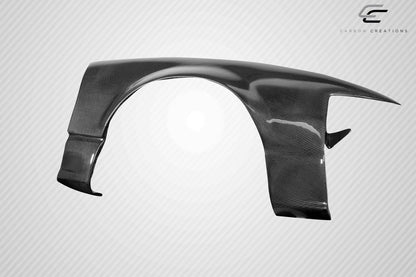 Carbon Creations K Power Style Front Fenders Compatible With 1989-1994 Nissan 240SX - 2 Piece - 116454