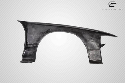 Carbon Creations K Power Style Front Fenders Compatible With 1989-1994 Nissan 240SX - 2 Piece - 116454