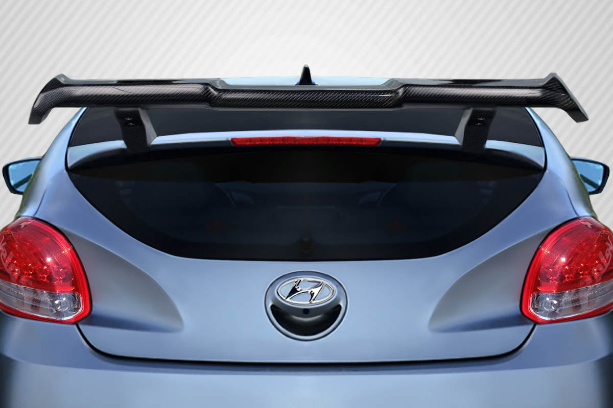 Carbon Creations Nobo Wing Spoiler Compatible With 2012-2017 Hyundai Veloster - 3 Piece - 116459