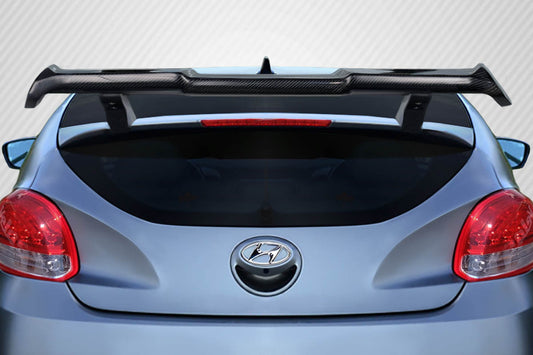 Carbon Creations Nobo Wing Spoiler Compatible With 2012-2017 Hyundai Veloster - 3 Piece - 116459