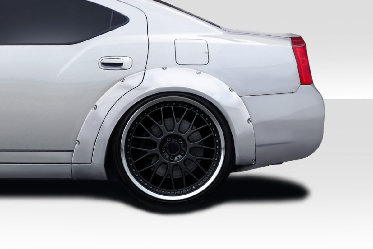 Extreme Dimensions Duraflex Novara Rear Wide Body Fender Flares Compatible With 2006-2010 Dodge Charger - 4 Piece - 116466
