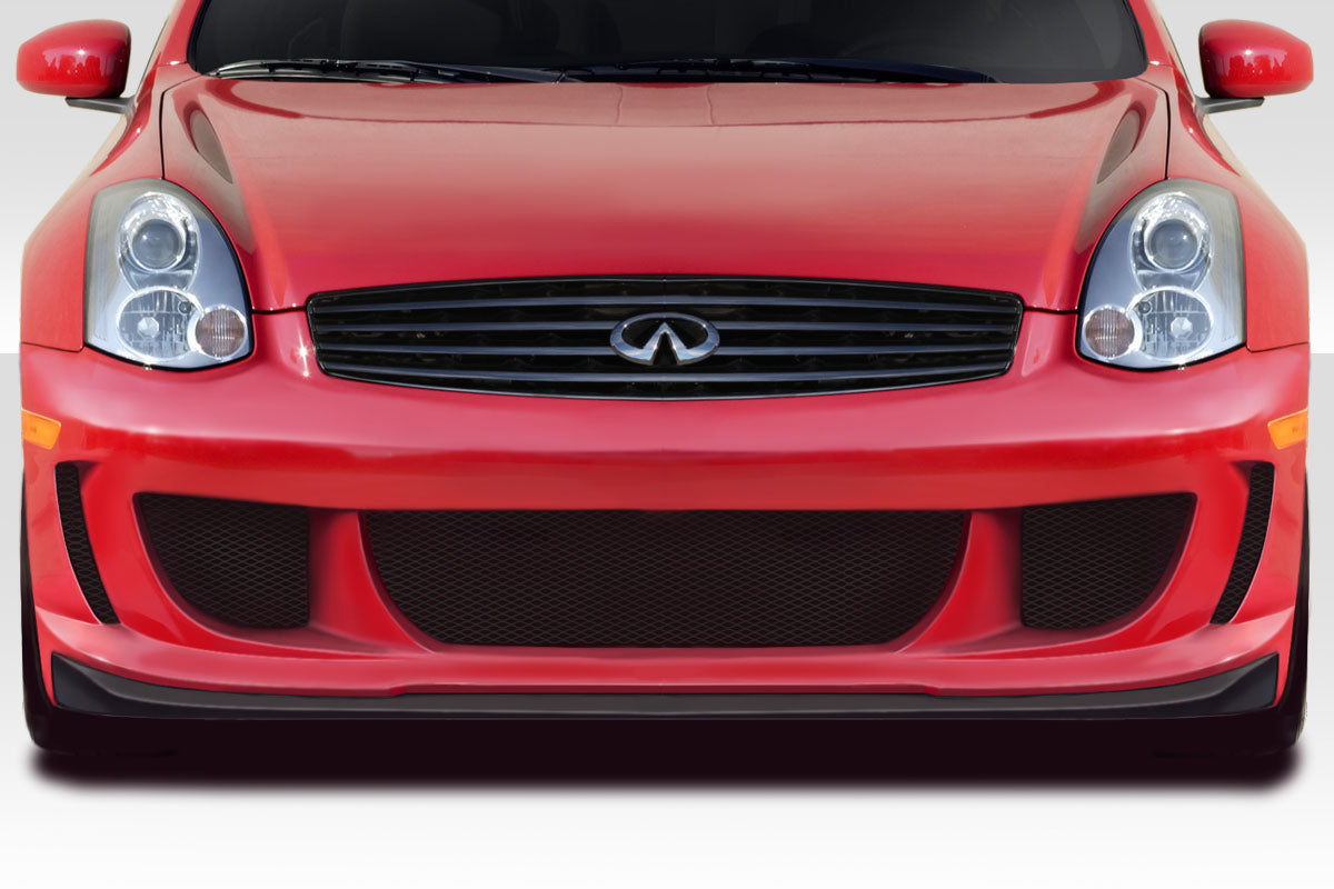 Extreme Dimensions Duraflex Strake Front Bumper Cover Compatible With 2003-2007 Infiniti G Coupe - 1 Piece - 116473
