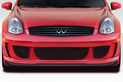 Extreme Dimensions Duraflex Strake Front Bumper Cover Compatible With 2003-2007 Infiniti G Coupe - 1 Piece - 116473