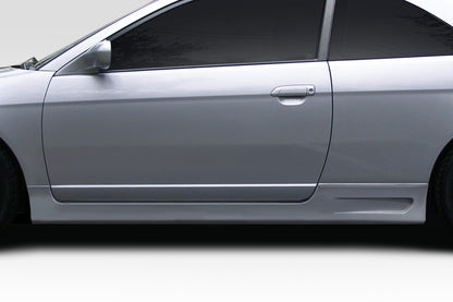 Extreme Dimensions Duraflex H Tech Side Skirts Compatible With 2001-2005 Honda Civic - 2 Piece - 116476