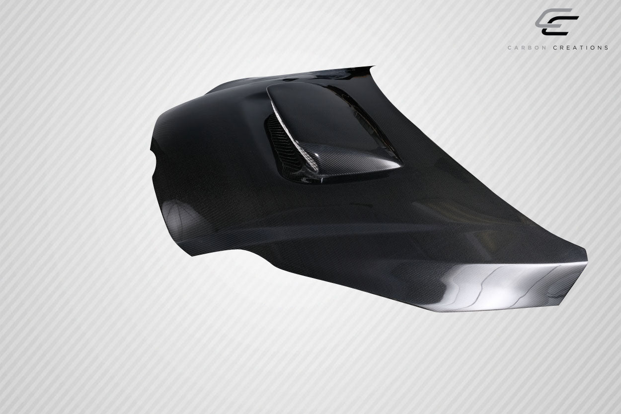 Carbon Creations Ram Air Hood Compatible With 2012-2014 Ford Focus - 1 Piece - 116491