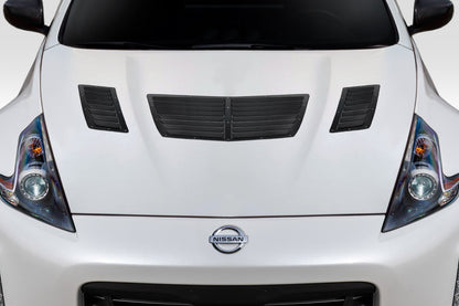 Extreme Dimensions Duraflex GT1 Hood Vents Compatible With 2009-2020 Nissan 370Z Z34 - 3 Piece - 116508