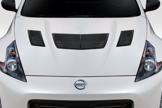 Extreme Dimensions Duraflex GT1 Hood Vents Compatible With 2009-2020 Nissan 370Z Z34 - 3 Piece - 116508