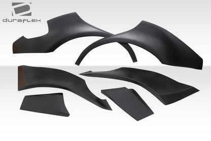 Extreme Dimensions Duraflex Redline Wide Body Rear Fender Flares Compatible With 2014-2023 Infiniti Q50 - 6 Piece - 116524