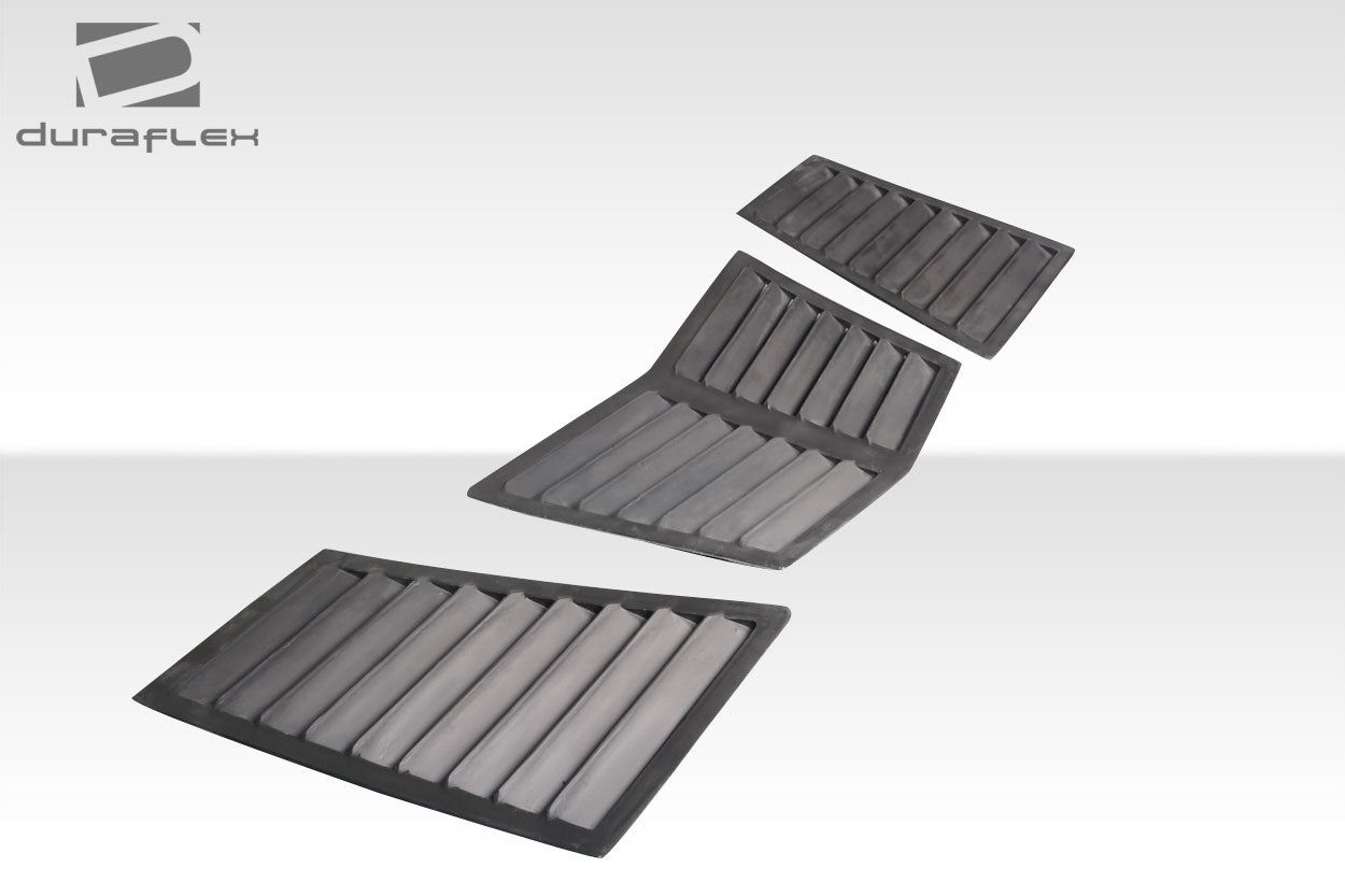 Extreme Dimensions Duraflex GT1 Hood Vents Compatible With 1997-2004 Chevrolet Corvette - 3 Piece - 116536
