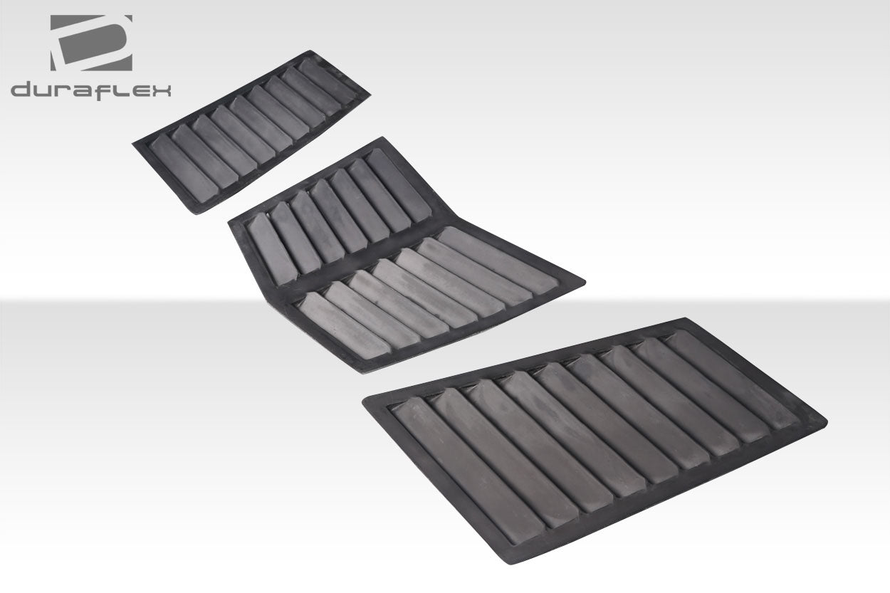 Extreme Dimensions Duraflex GT1 Hood Vents Compatible With 1997-2004 Chevrolet Corvette - 3 Piece - 116536