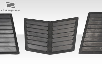 Extreme Dimensions Duraflex GT1 Hood Vents Compatible With 1997-2004 Chevrolet Corvette - 3 Piece - 116536