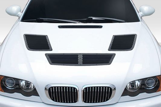 Extreme Dimensions Duraflex GT1 Hood Vents Compatible With 2001-2006 BMW M3 - 3 Piece - 116542