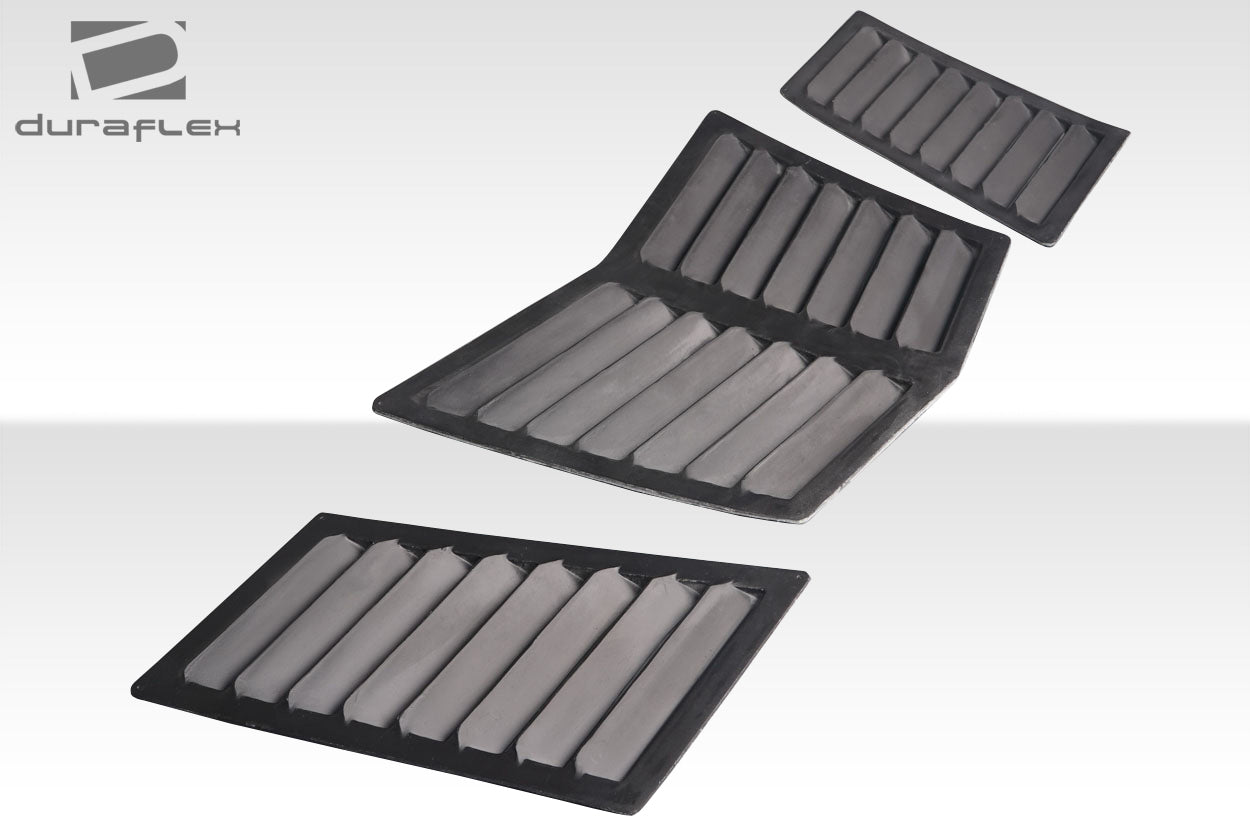 Extreme Dimensions Duraflex GT1 Hood Vents Compatible With 2005-2013 Chevrolet Corvette - 3 Piece - 116554