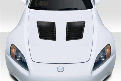 Extreme Dimensions Duraflex GT1 Hood Vents Compatible With 2000-2009 Honda S2000 - 2 Piece - 116556