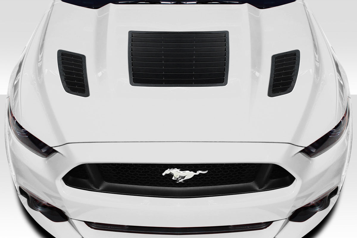 Extreme Dimensions Duraflex GT1 Hood Vents Compatible With 2015-2017 Ford Mustang - 3 Piece - 116564