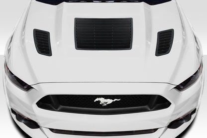 Extreme Dimensions Duraflex GT1 Hood Vents Compatible With 2015-2017 Ford Mustang - 3 Piece - 116564
