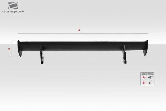 Extreme Dimensions Duraflex GTS Look Wing Spoiler Body Kit - 3 Piece - 116574