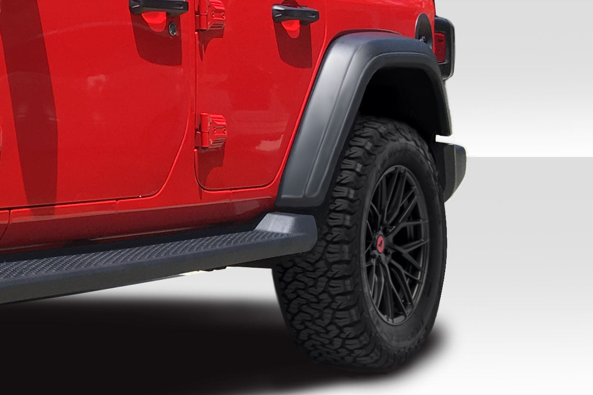 Extreme Dimensions Duraflex JL Look Fender Flare Compatible With 2007-2018 Jeep Wrangler JK - 4 Piece - 116578