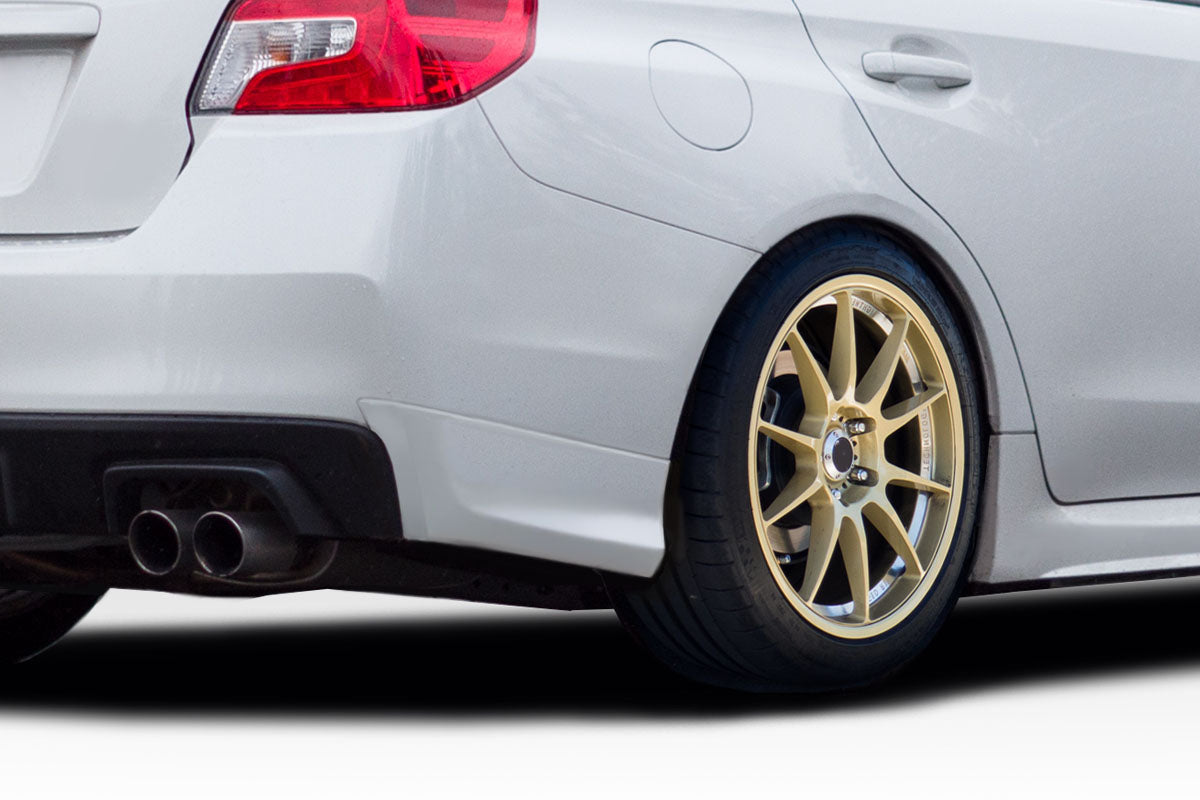 Extreme Dimensions Duraflex OEM Look Splash Guard Rear Add Ons Compatible With 2015-2021 Subaru WRX STI - 2 Piece - 116580