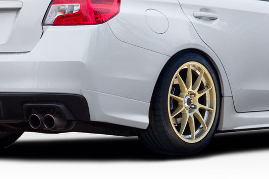 Extreme Dimensions Duraflex OEM Look Splash Guard Rear Add Ons Compatible With 2015-2021 Subaru WRX STI - 2 Piece - 116580