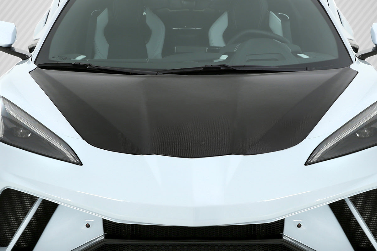 Carbon Creations OEM Look Hood Compatible With 2020-2023 Chevrolet Corvette C8 - 1 Piece - 116582