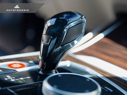 AutoTecknic Carbon Fiber Gear Selector Side Trims - BMW G01 X3 LCI | G02 X4 LCI