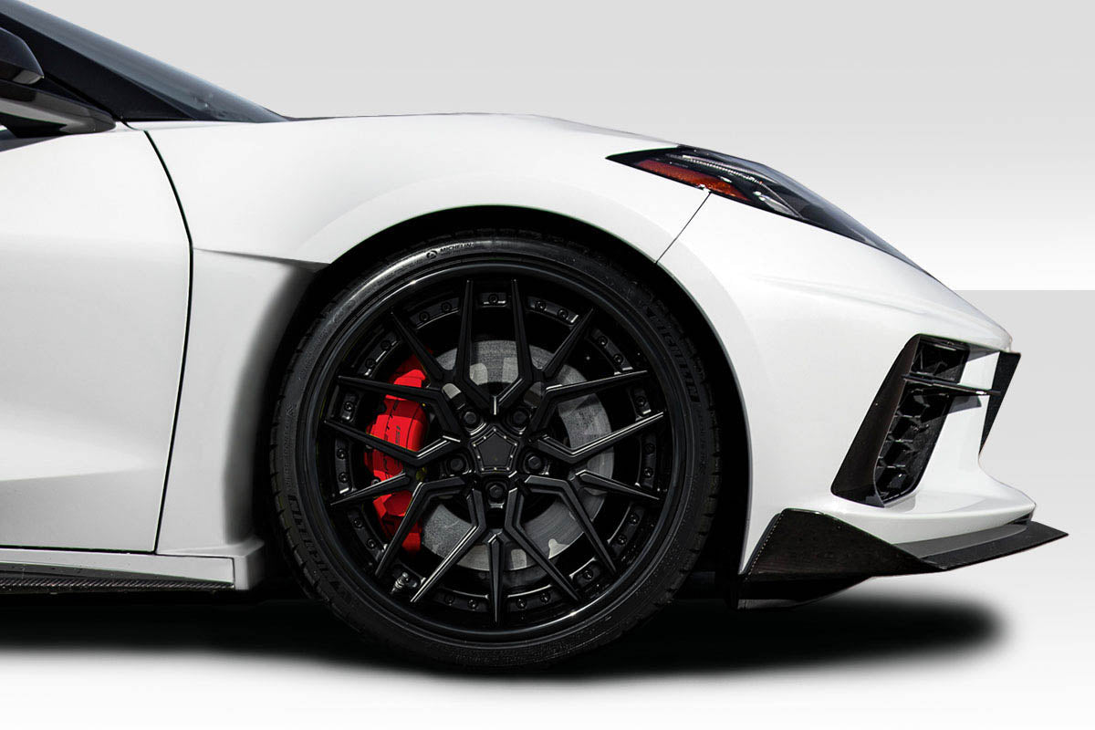 Extreme Dimensions Duraflex Gran Veloce Front Fenderss Compatible With 2020-2023 Chevrolet Corvette C8 - 2 Piece - 116583