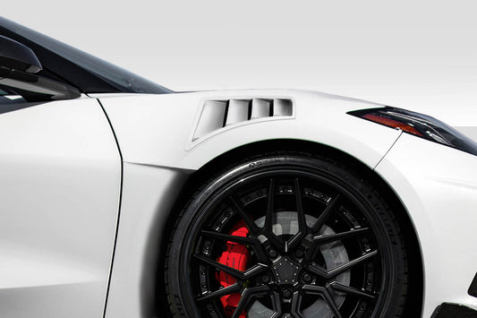 Extreme Dimensions Duraflex Gran Veloce Front Fenders Vents Compatible With 2020-2023 Corvette C8 - 2 Piece - 116593